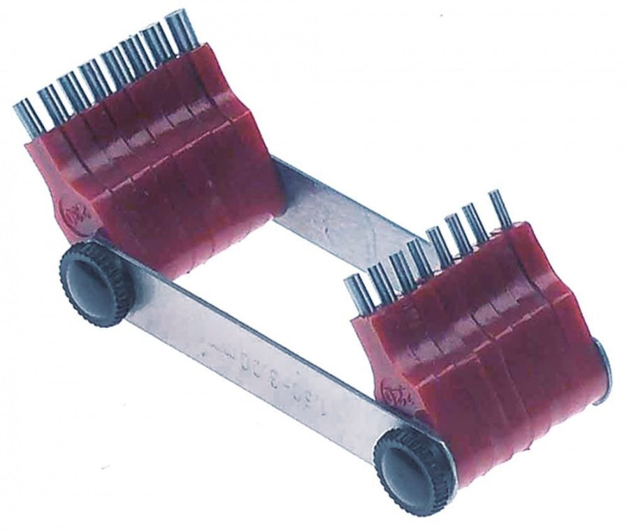 Etalon lera de verificat orificiu duze cu 16 marimi de la 1,5-3 mm - 800081