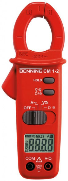 clamp ampere meter BENNING type  display range  Auto-Range accuracy 1%       memory function HOLD