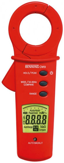 leakage current meter BENNING type CM9 display range  Auto-Range 1µA-100 50/60