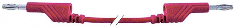 test lead red cable material PVC L 1000mm ø 4mm 19A 1mm² CAT II 600V
