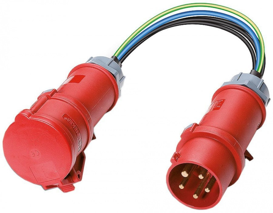 measuring adapter 16A CEE coupling/16A CEE plug three-phase