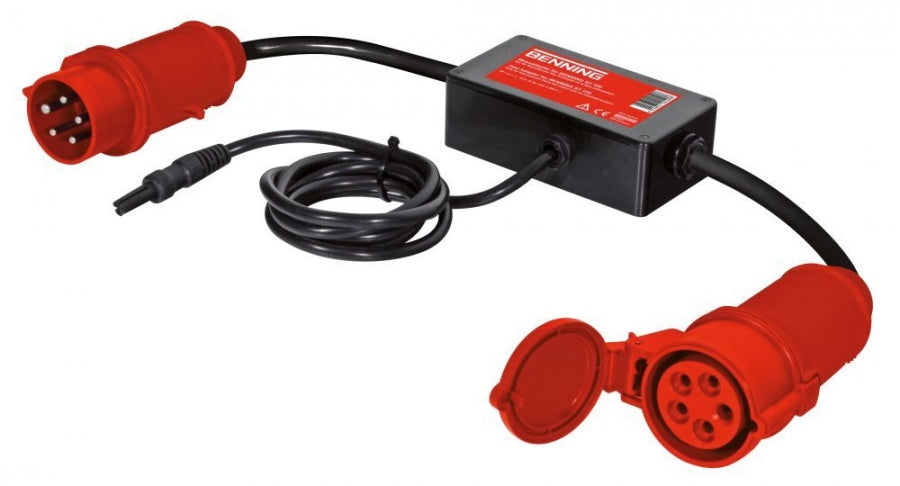 measuring adapter for appliance tester three-phase/16A CEE-CEE