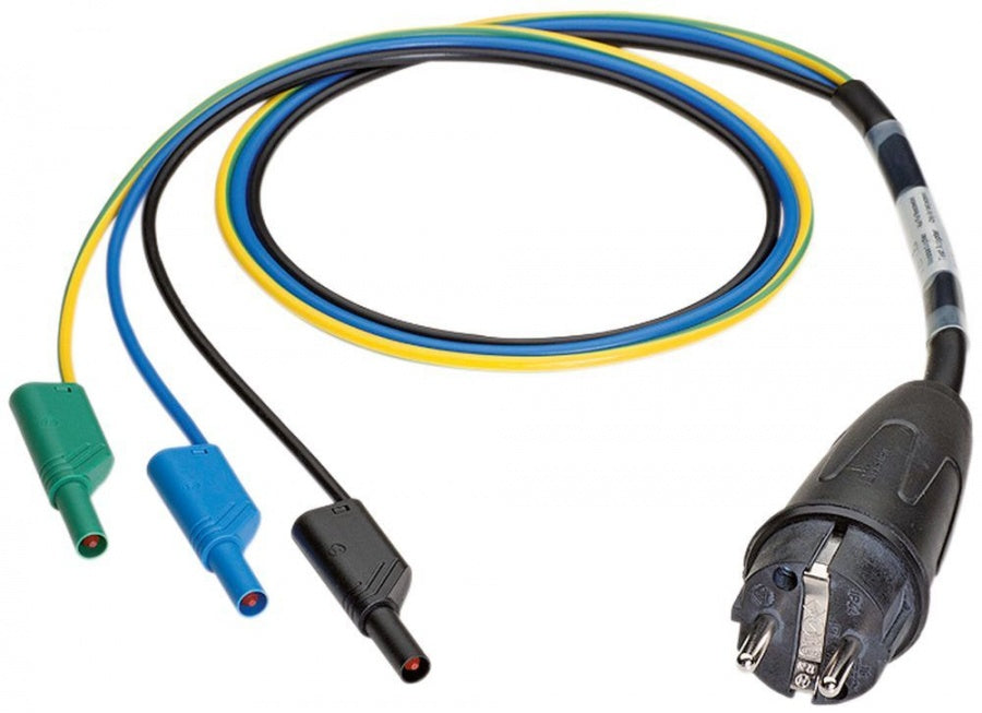 measuring adapter for model BENNING ST720 monophase/16A SCHUKO-ø4mm for appliance tester