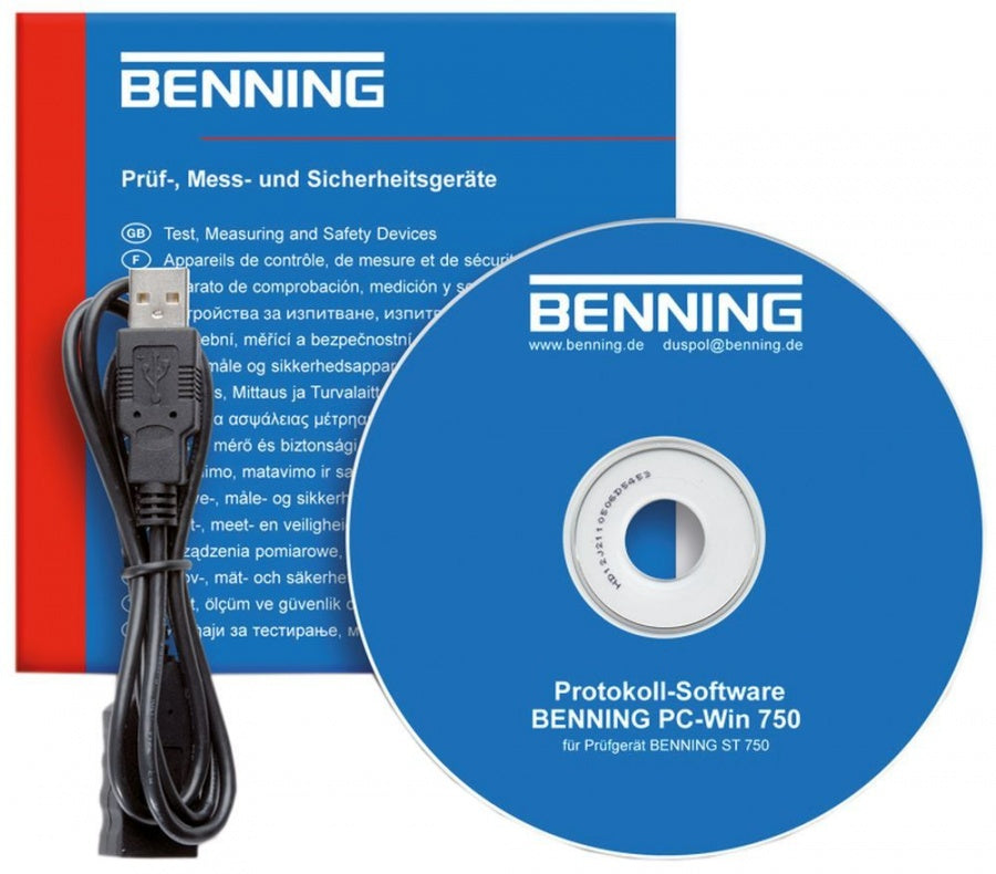 software for appliance tester for model BENNING ST750-x