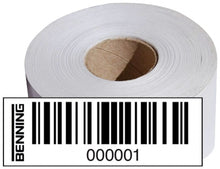 bar code labels for appliance tester for model BENNING ST750-x