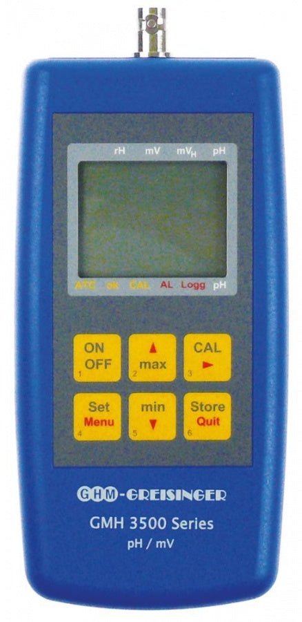 pH meter pH 0-14pH°C dimensions 142x71x26mm resolution 0.1°C interface serial