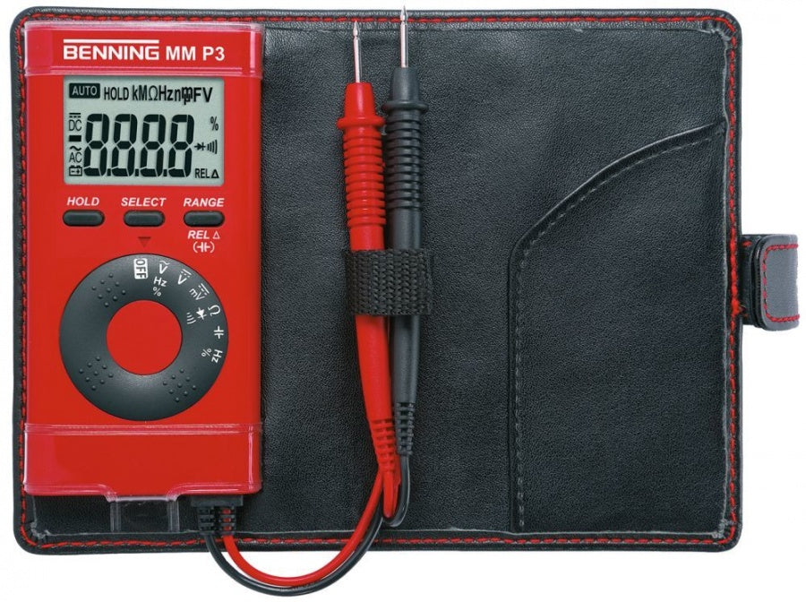 multimeter BENNING MM P3 display range  Auto-Range and/or manual 0,1mV-600V 0,1mV-600V