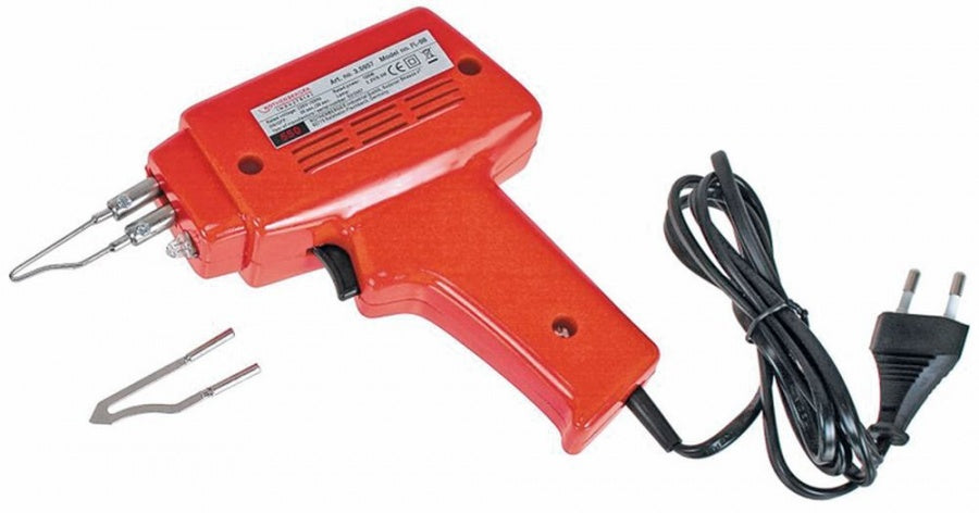 soldering gun pistole-shaped 100 W t.max. 510°C complete auxiliary equipment