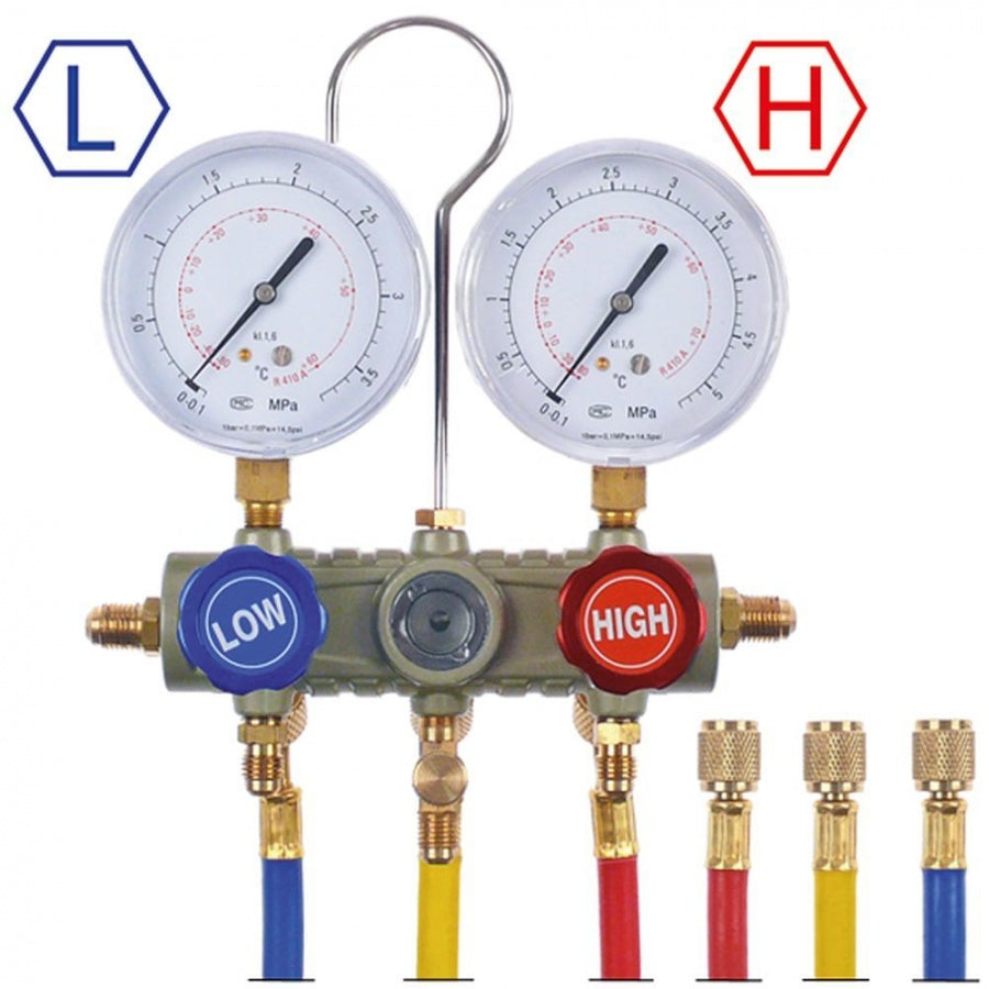 manifold 2-way model HS-S36F ø 80mm R410a 5/16" SAE 4000PSI