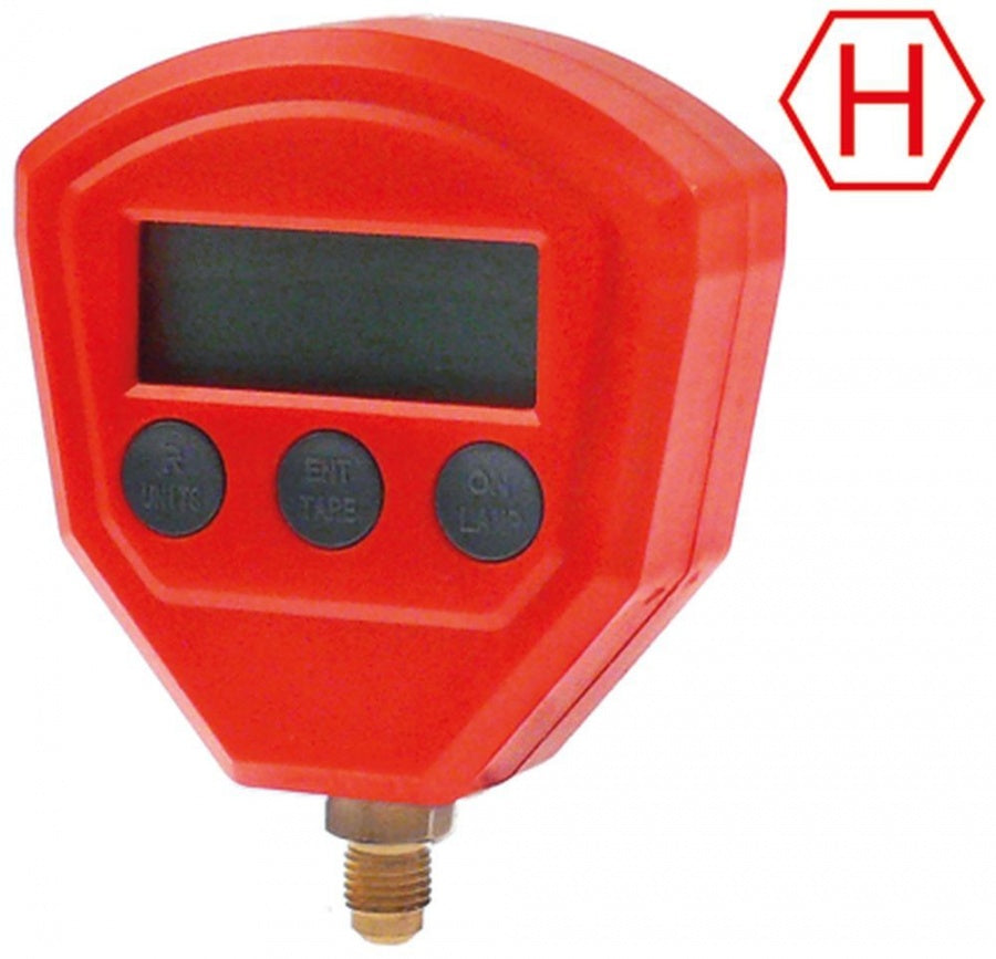 manometer model  1/8" NPT R22/R134a/R404a/R407c/R502/R410a psi/bar/MPa/kPa