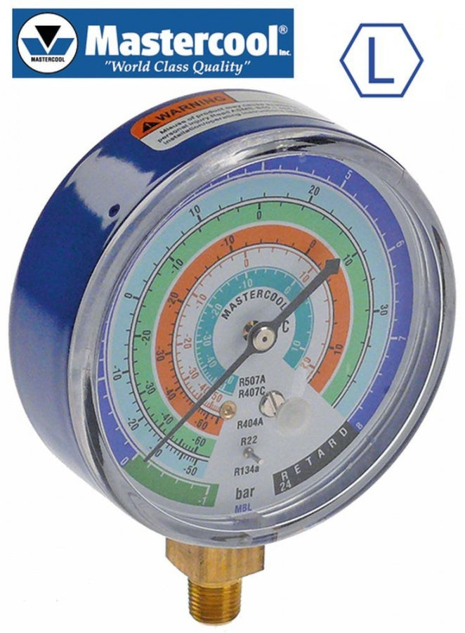 manometer model  ø 80mm class 1.6 R22/R134a/R404a/R407c/R507a connection 1/4" SAE