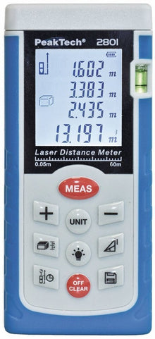 Telemetru cu laser PEAK TECH 2801, interval de masurare 0,05-60 m - 800384