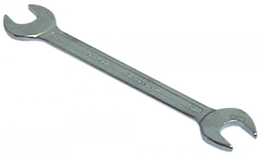 double open end wrench size 18/19mm chrome-vanadium steel, chrome-plated