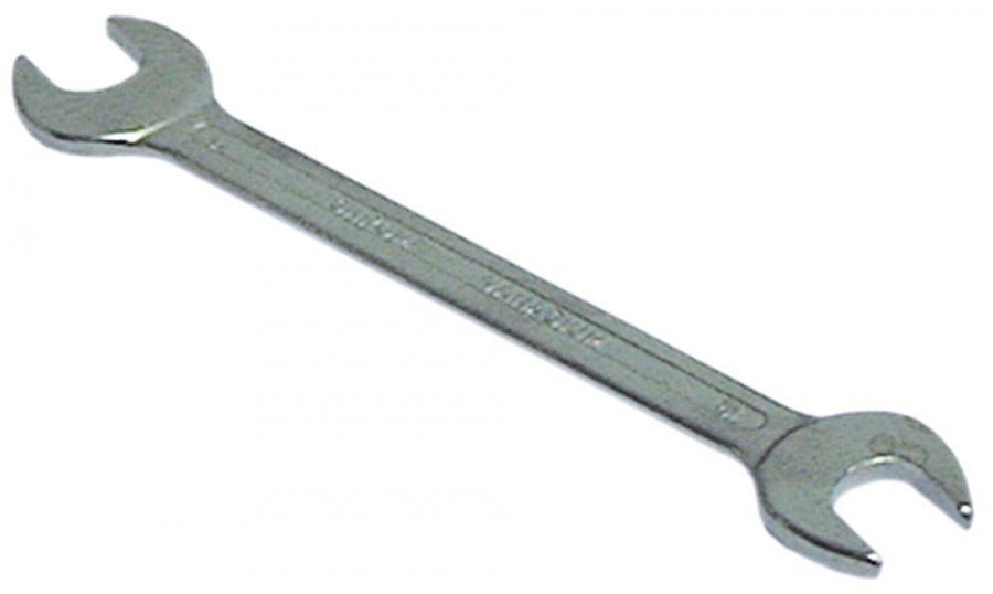 double open end wrench size 24/27mm chrome-vanadium steel, chrome-plated