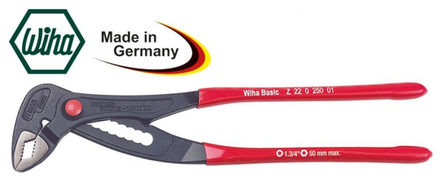 Cleste papagal reglabil, deschidere 2", lungime 250 mm, cu buton - 801084