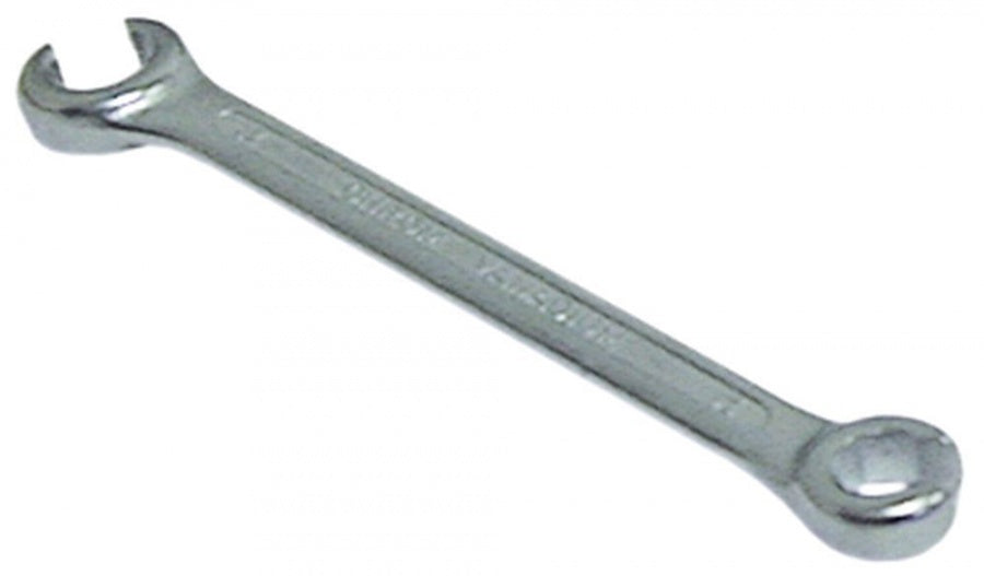 double ring wrench open size 12/14mm chrome-vanadium steel, chrome-plated