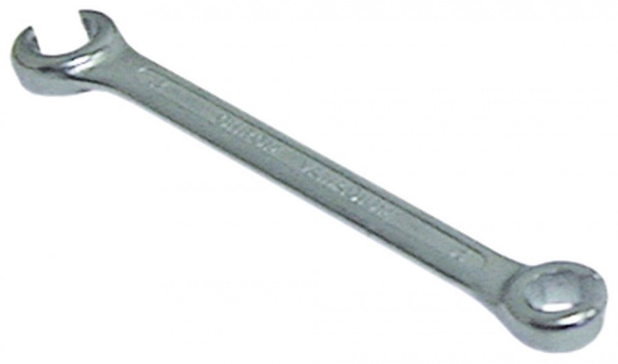 double ring wrench open size 19/22mm chrome-vanadium steel, chrome-plated