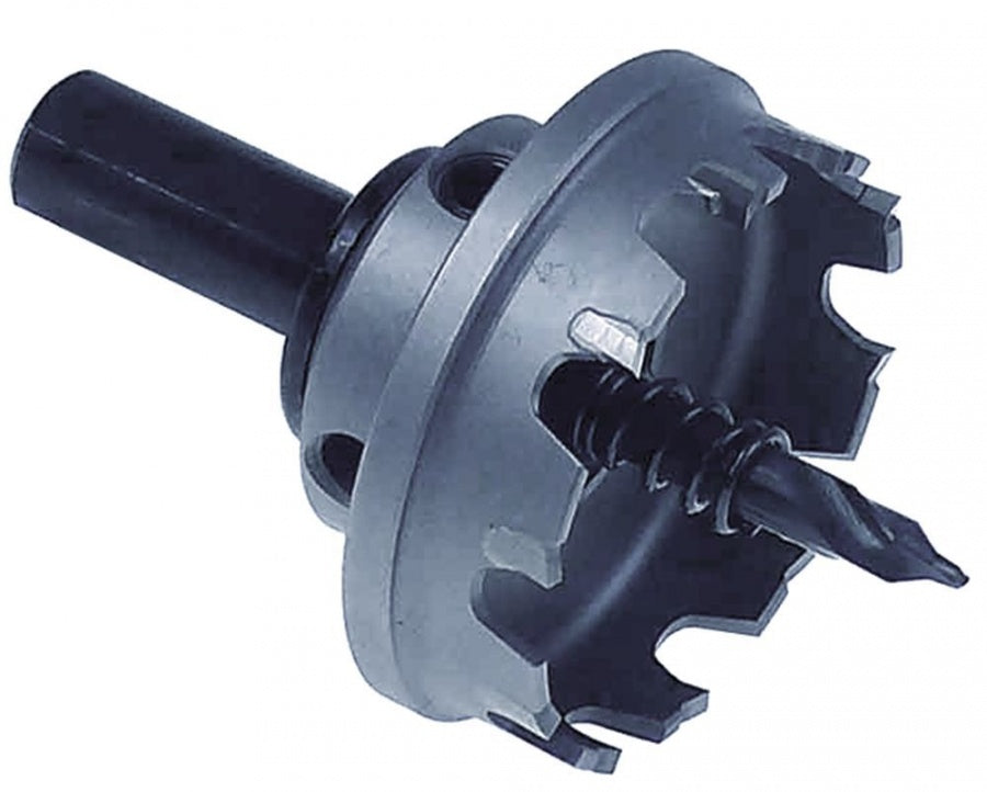 hole saw ø 52mm hard metal thickness up to 4,0mm shaft ø 13mm