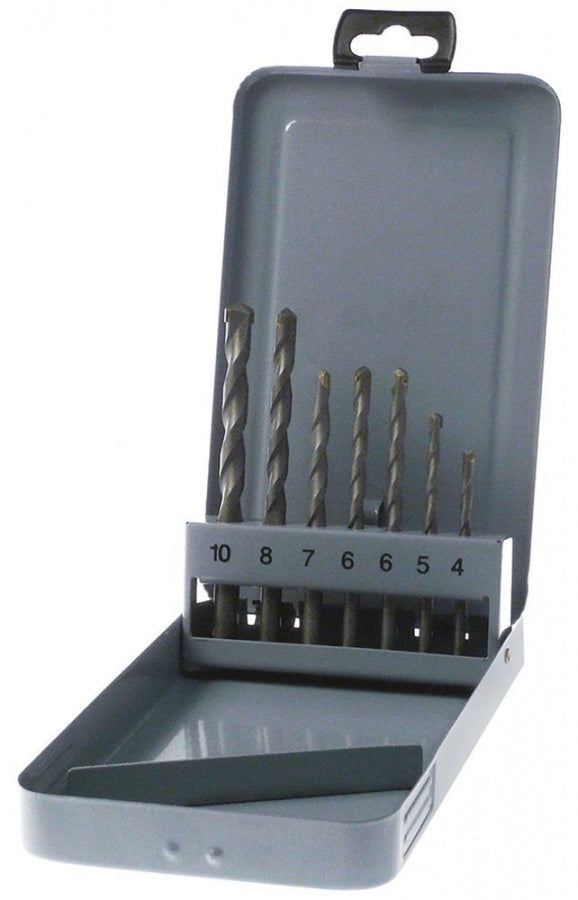stone drill set hard metal 7-piece ø 4-12mm L 75-150mm