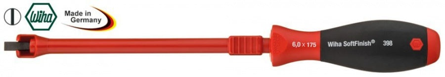 screw-holding screwdriver slotted size 0,8x5,0mm blade length 150mm total length 286mm WIHA