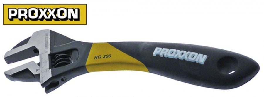 adjustable wrench with scaling aperture max. 24,5mm L 200mm standard DIN 3117