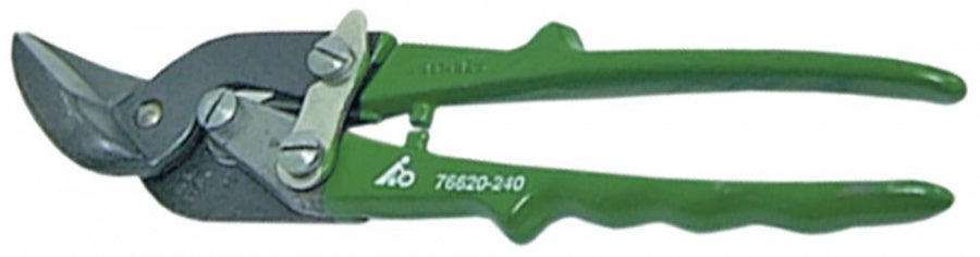 Foarfeca tabla, din inox S (HRC 60-62), tip dreapta, pana la grosimi 1,8 mm sau 1.2 mm/V2A, L 240 mm - 801285