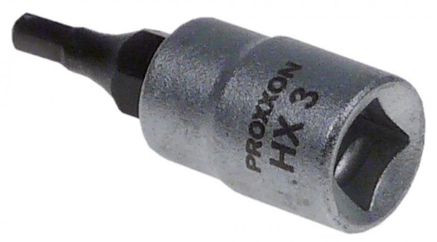 hexagon bit socket 1/4" size 3,0mm