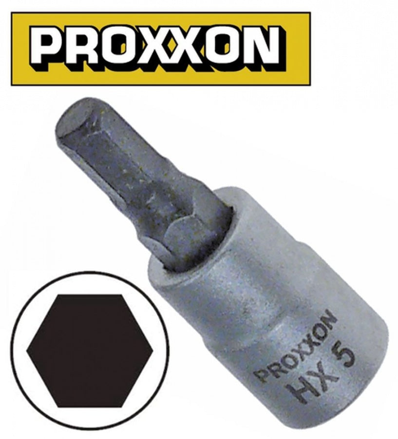 hexagon bit socket 1/4" size 5,0mm