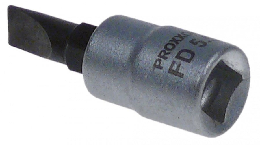 slotted bit socket 1/4" size 5,5mm