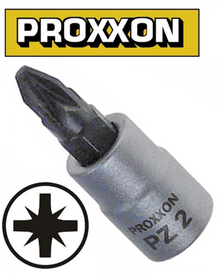 pozidriv bit socket 1/4" size PZ2