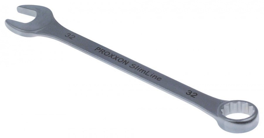 combination wrench size 32mm chrome-vanadium steel, chrome-plated