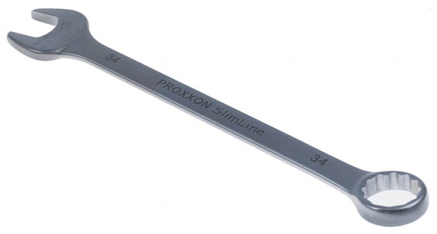 combination wrench size 34mm chrome-vanadium steel, chrome-plated