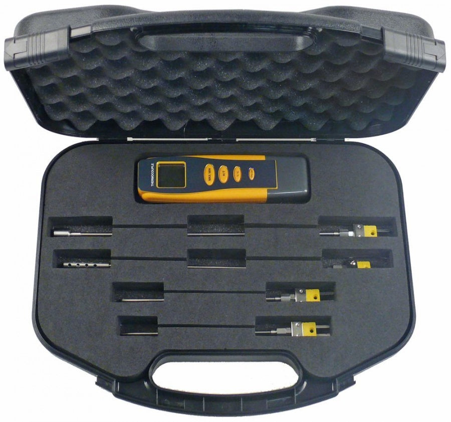 Trusa termometru -200 +1370°C, cu 4 sonde suprafata - aer - lichide - penetrare - 801444