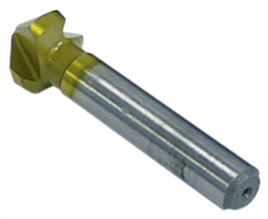 Burghiu freza evazare HSS TiN 90°, cap ø 16,5 mm, L 60 mm, ax ø 10 mm - 801841