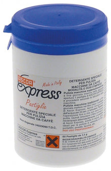 Pastile de detergent pentru curatare masini de cafea 60 tablete de 2,5 gr, ASCOR Expess, 150 gr - 802087