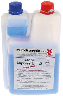 Solutie pentru curatat rezidurile de lapte la capucinator sau masina de frisca, bidon 1 litru Ascor Express L11.3, certificat NSF - 802090
