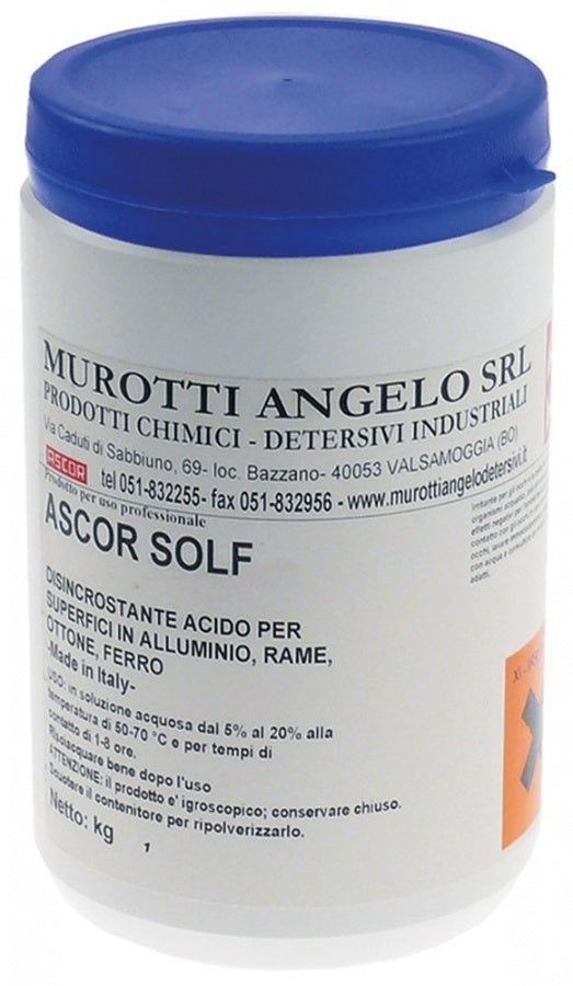 Decalcificator 1 Kg ASCOR SOLF, pentru indepartarea depunerilor de calcar - 802092