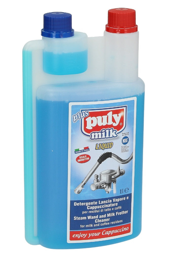 Solutie PULY MILK Plus pentru curatat rezidurile de lapte la capucinator sau masina de frisca 1 litru, certificat NSF - 802111