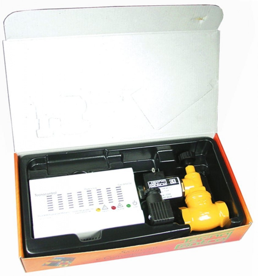 Kit detector de gaz compus din senzor si electrovalva  - 802146