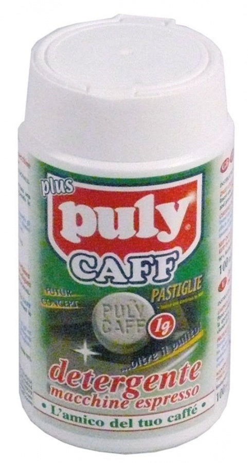 Pastile detergent pentru masini de cafea, 100 tablete de 1 gram Puly Caff Plus 100gr, ø 10 x 10 mm - 802159