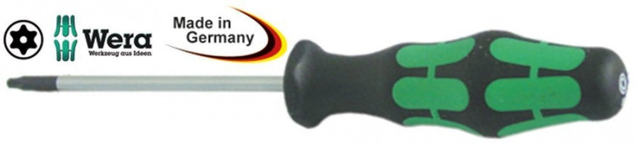 torx screwdriver with bore size TX10 blade length 81mm handle length 80mm