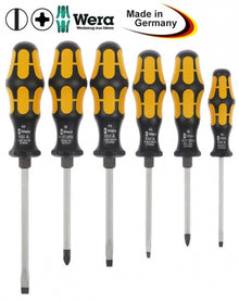 screwdriver set slotted/Phillips 6-piece sizes 3,5/4,5/5,5/7,0mm/PH1/PH2