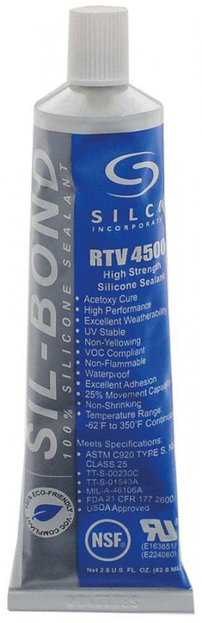 high temperature silicone  -52 up to +204°C white tube 83ml