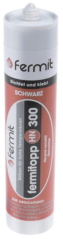 Silicon temperatura Fermitopp 300, -40 +265°C, negru, tub 310 ml - 890059