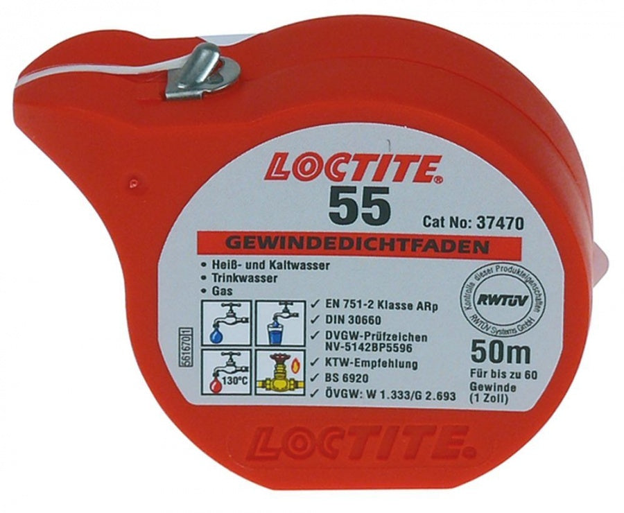 Snur fibra teflon LOCTITE 55, lungime L 50 m - 890162
