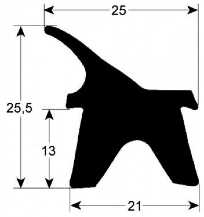 Garnitura usa cuptor profil 2402, la metru liniar - 900348