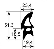 Garnitura termica profil 2460, L 4560 mm - 900432