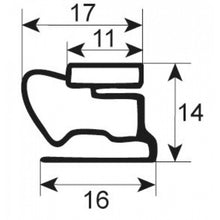 refrigeration gasket profile 9955 W 388mm L 647mm external size