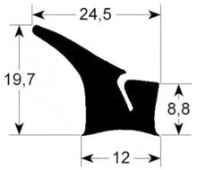 oven gasket profile 2430 Qty by meter