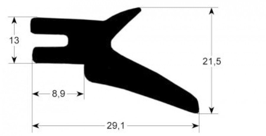 door seal profile 3030 ø 430mm